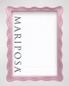 Mariposa Wavy Enamel Frame, 5" X 7" In Pink