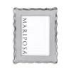 Mariposa Wavy Engravable Picture Frame, 5 X 7 In Silver