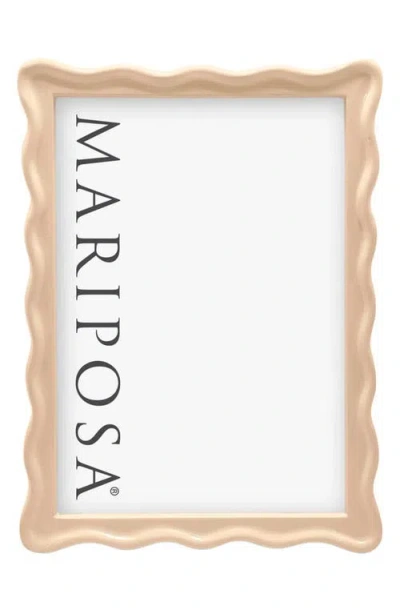 Mariposa Wavy Picture Frame In Brown