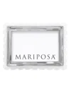 Mariposa Welcome Home Scallop Frame In Clear Silver