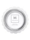 Mariposa Welcome Home Scallop Round Frame In Clear Silver
