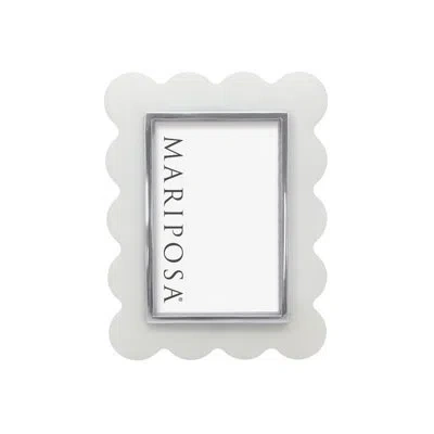 Mariposa Welcome Home White Acrylic Picture Frame