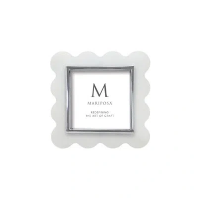 Mariposa Welcome Home White Acrylic Picture Frame