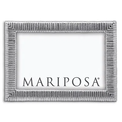 Mariposa Woven Look Frame, 4 X 6 In Gray