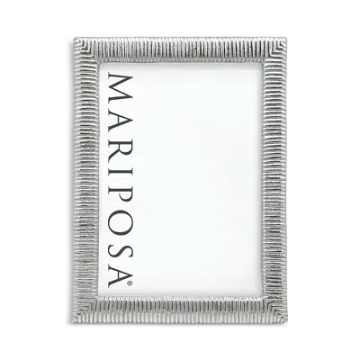 Mariposa Woven Look Frame, 5 X 7 In Silver