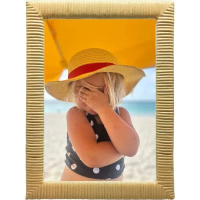 Mariposa Woven Texture 5 X 7-inch Picture Frame In Multi