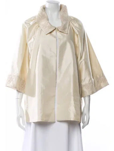 Pre-owned Marisa Baratelli Silk Jacket In Neutral