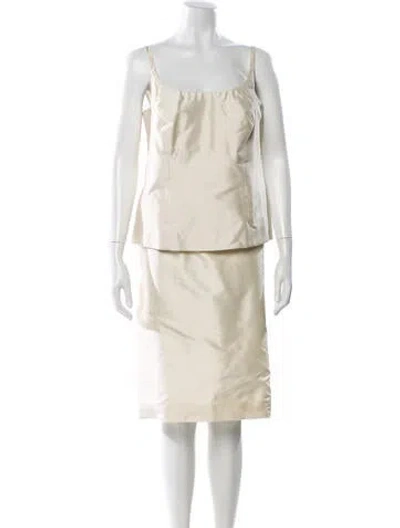 Pre-owned Marisa Baratelli Skirt Set In Neutral