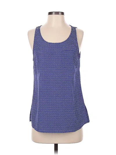 Pre-owned Marisa Christina Sleeveless Blouse In Blue
