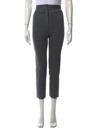 Pre-owned Marisa Christina Straight Leg Pants In Grey