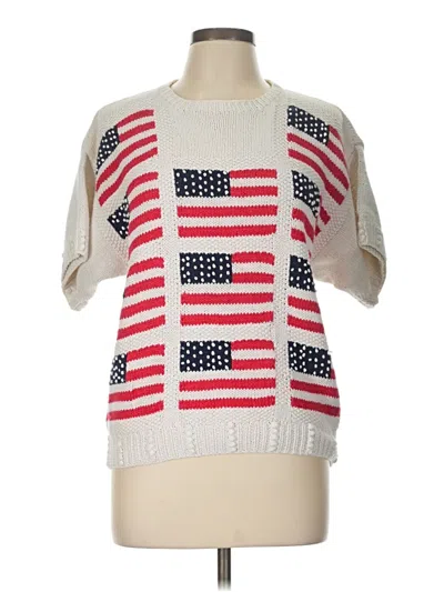 Pre-owned Marisa Christina Sweater Vest In White