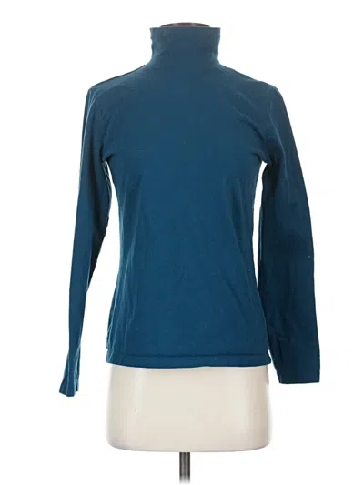 Pre-owned Marisa Christina Turtleneck Sweater In Blue
