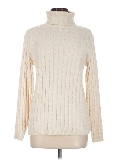 Pre-owned Marisa Christina Turtleneck Sweater In Ivory