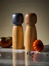 Marisa Klaster Hand-turned Wood Salt And Pepper Grinders (set Of 2) In Multi