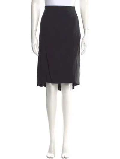 Pre-owned Marisa Minicucci Knee-length Skirt In Black