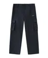 Marissa Chiara Belt Loop Casual Pants In Blue