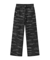 Marissa Chiara Belt Loop Jeans In Black