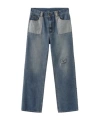 Marissa Chiara Belt Loop Jeans In Blue