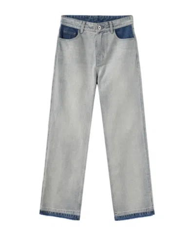 Marissa Chiara Belt Loop Jeans In Blue