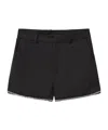 Marissa Chiara Belt Loop Shorts In Black