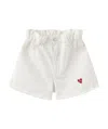 Marissa Chiara Belt Loop Shorts In White