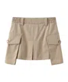 Marissa Chiara Belt Loop Skirt In Brown