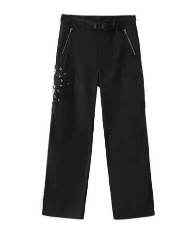 Marissa Chiara Buckled Casual Pants In Black