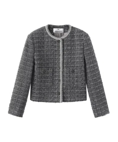 Marissa Chiara Chanel Style Jacket In Gray