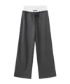 Marissa Chiara Drawstring Casual Pants In Gray