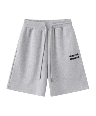 Marissa Chiara Drawstring Shorts In Gray
