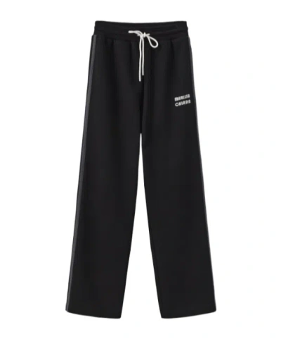 Marissa Chiara Drawstring Sweatpants In Black
