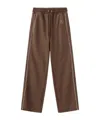 Marissa Chiara Drawstring Sweatpants In Brown