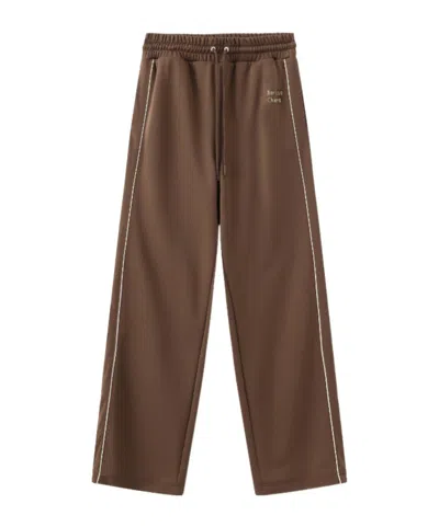 Marissa Chiara Drawstring Sweatpants In Brown