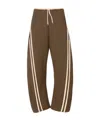 Marissa Chiara Drawstring Sweatpants In Brown
