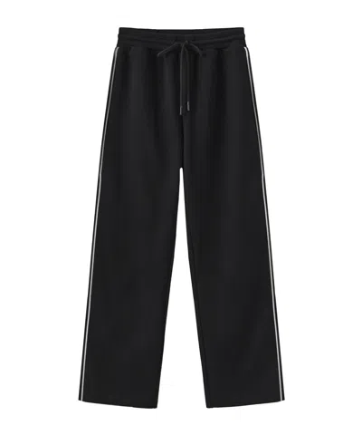 Marissa Chiara Elastic Waist Casual Pants In Black