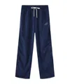 Marissa Chiara Elastic Waist Drawstring Sweatpants In Blue