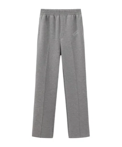 Marissa Chiara Elastic Waist Sports Pants In Gray