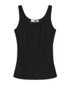 Marissa Chiara Lace Neckline Vest In Black