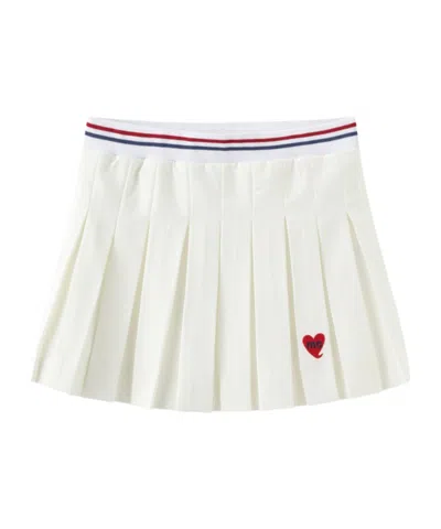 Marissa Chiara Logo Skirt In White