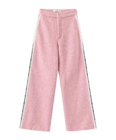 Marissa Chiara Logo Webbing Trousers In Pink