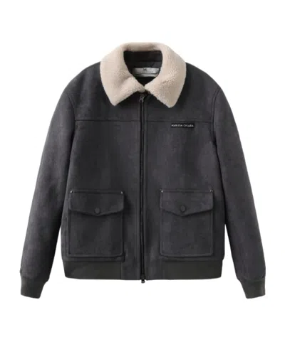 Marissa Chiara Long Sleeve Jacket In Gray