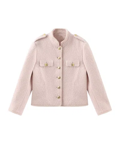 Marissa Chiara Long Sleeve Jacket In Pink