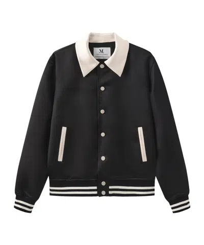 Marissa Chiara Long-sleeved Casual Jacket In Black