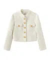 Marissa Chiara Long-sleeved Jacket In White