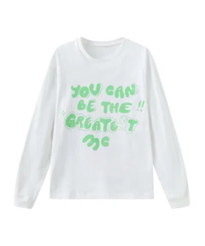 Marissa Chiara Long-sleeved T-shirt In White
