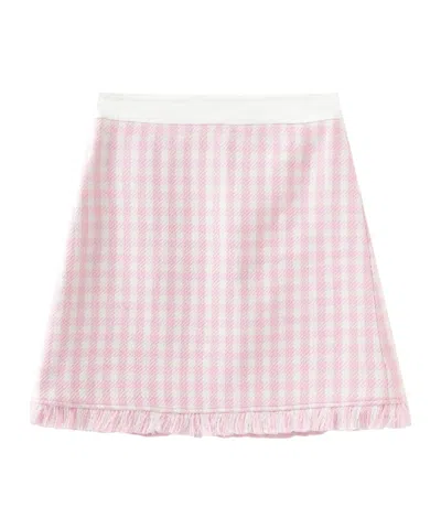 Marissa Chiara Plaid Skirt In Pink