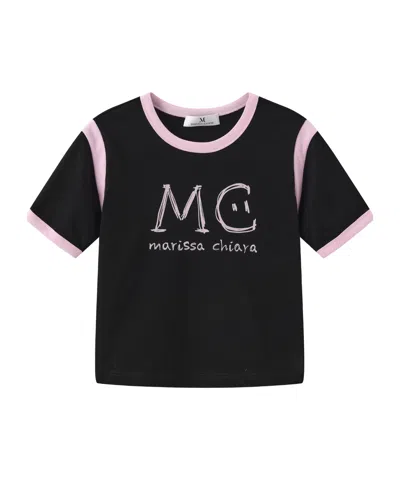 Marissa Chiara Short-sleeved T-shirt In Black