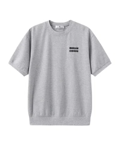 Marissa Chiara Short-sleeved T-shirt In Gray