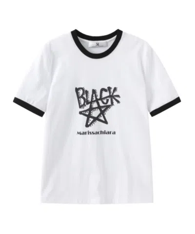 Marissa Chiara Short-sleeved T-shirt In White