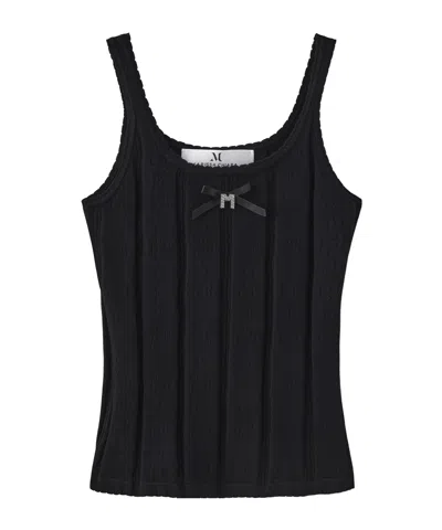 Marissa Chiara Sleeveless Vest In Black